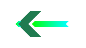 Green Dark and white arrow png