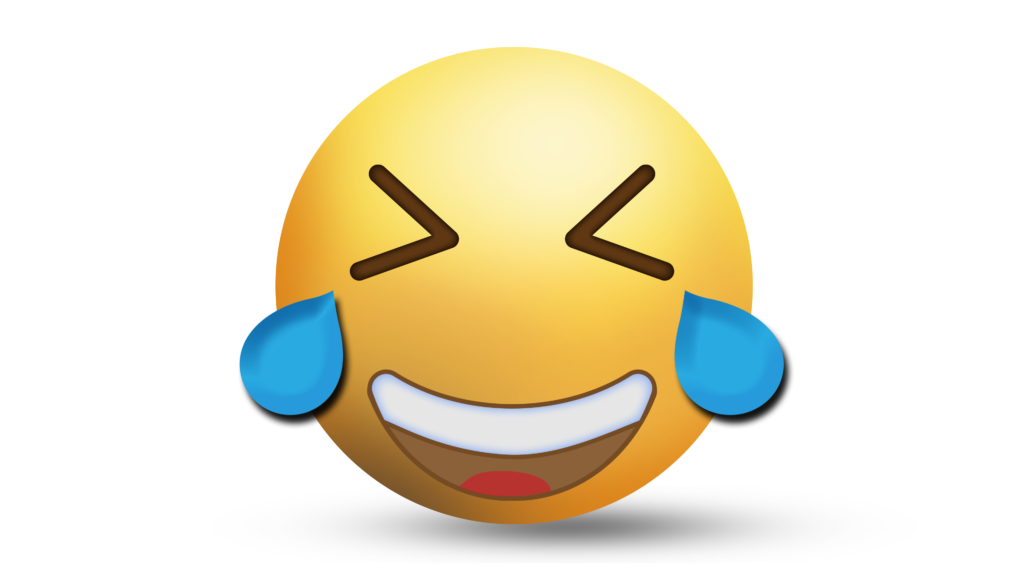 transparent laughing smiley