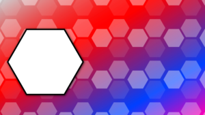 hexagon pattern background with hexagon for text red Color blue Color youtube thumbnail template