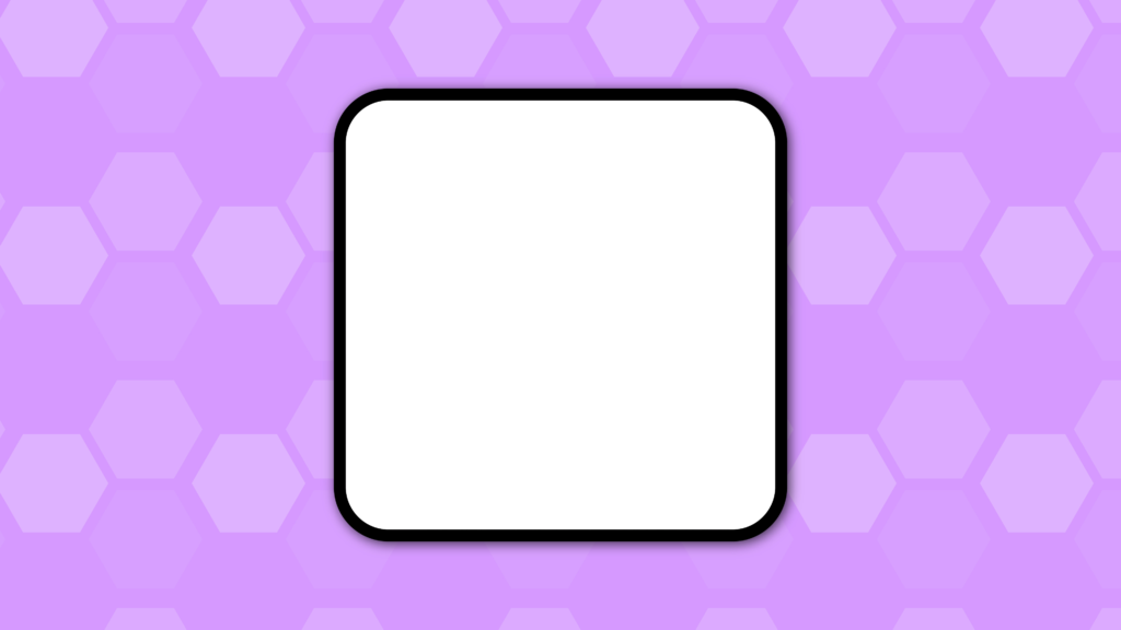 honeycomb background with square placed centre for subject purple Color youtube thumbnail template