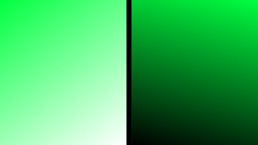 two sided centerd with black stroke vs design green Color youtube thumbnail template