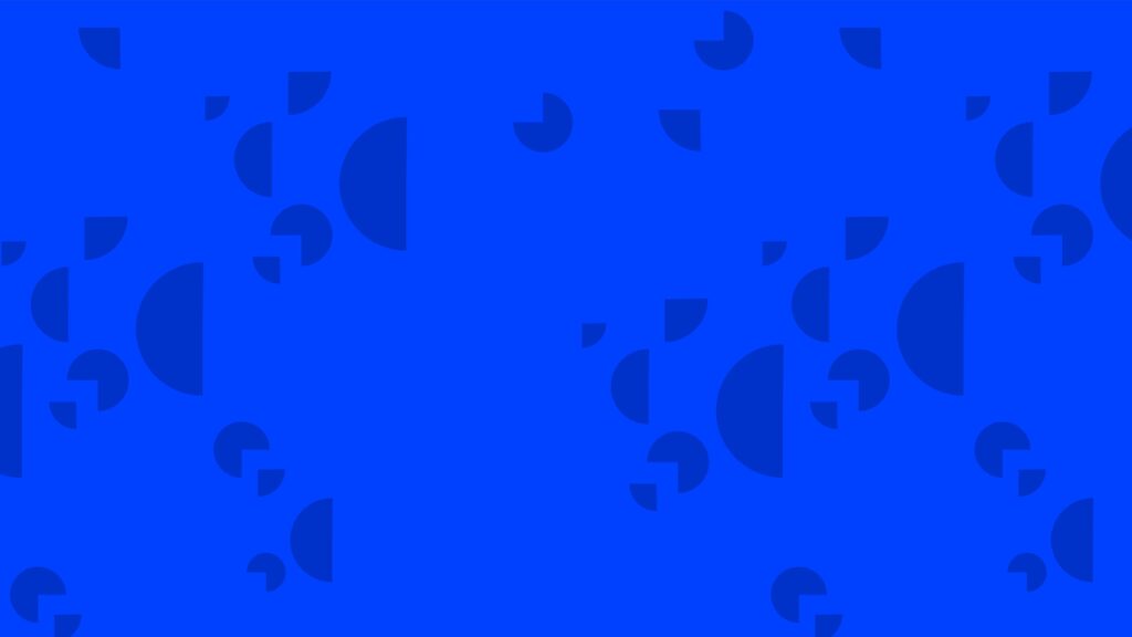 Abstract flat design blue background.