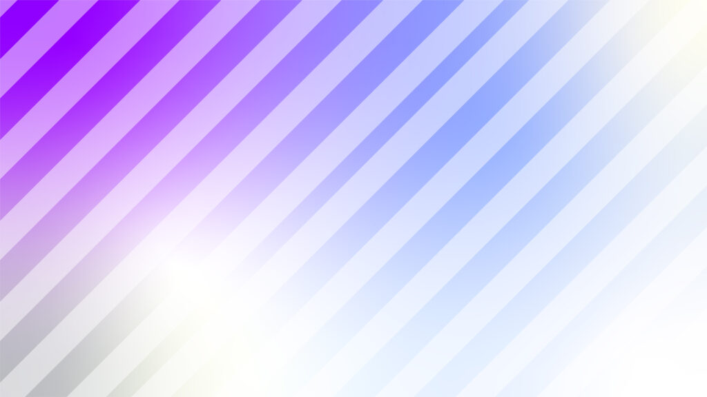 Violet and blue shaded gradient background with white straps.