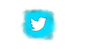 Blue twitter logo png free download