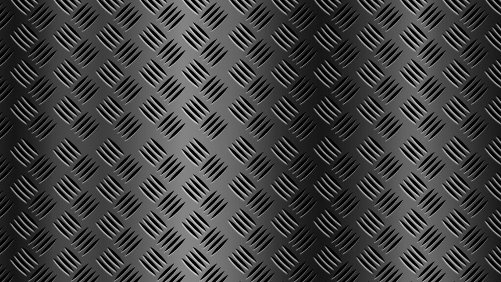 Diamond plate steel background