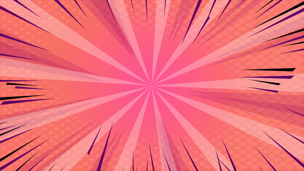 comic book background in pink color