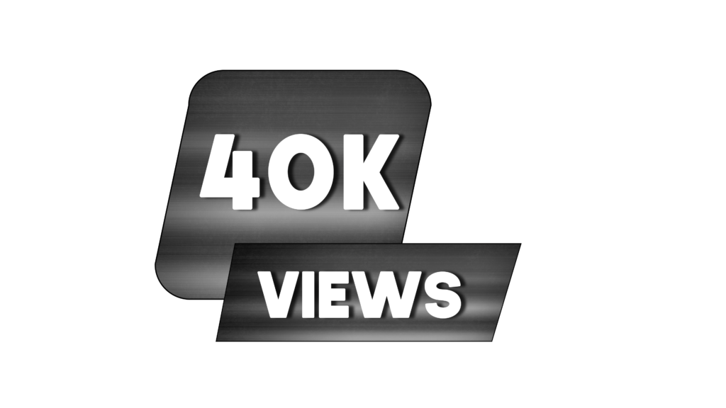40 k Youtube videos views icon png free