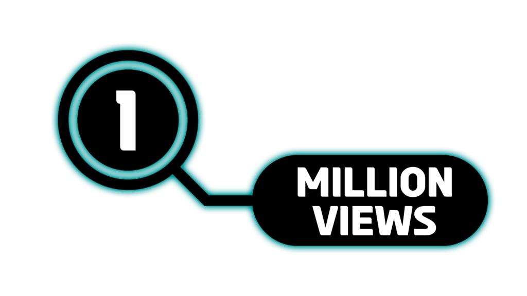 1 Million Views Vector Post 1 Stock Vector (Royalty Free) 1828808990 |  Shutterstock
