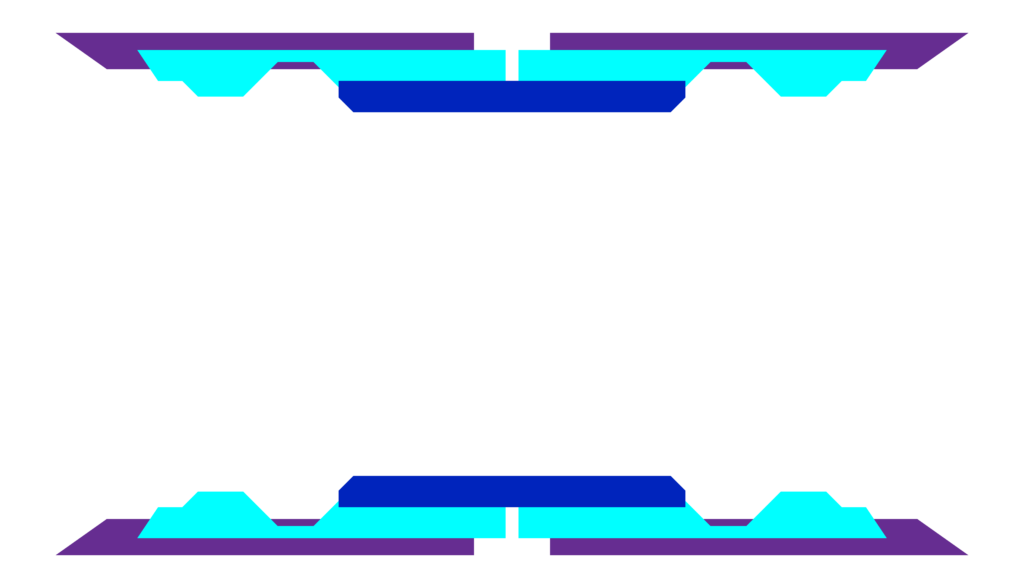 Blue abstract shape 16.9 border png