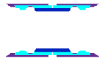 Blue abstract shape 16.9 border png