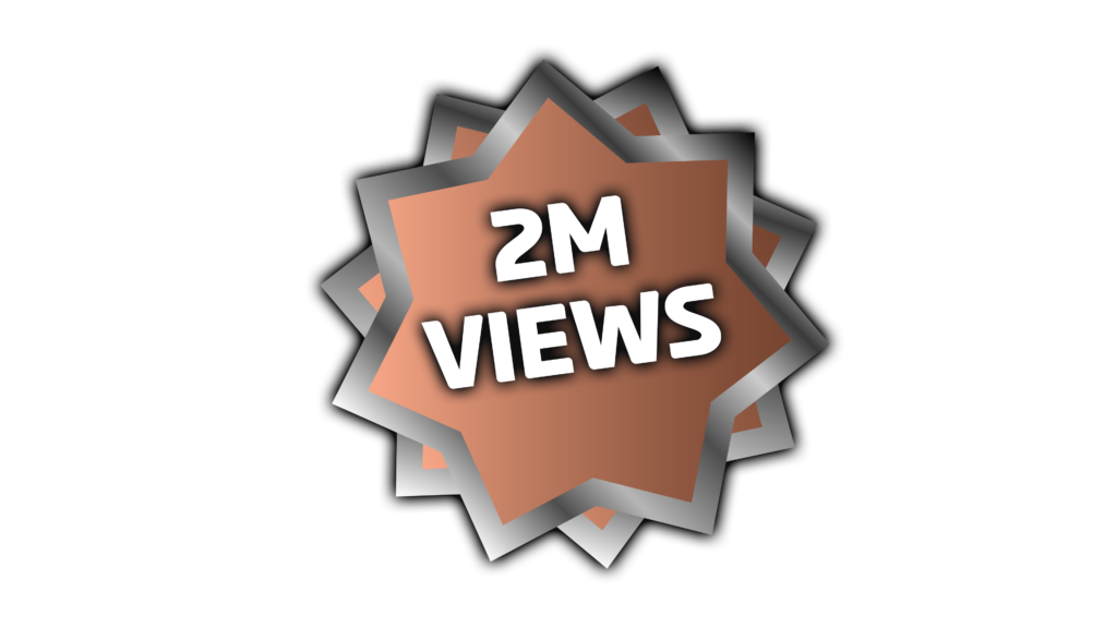 Brown Color 2M views PNG