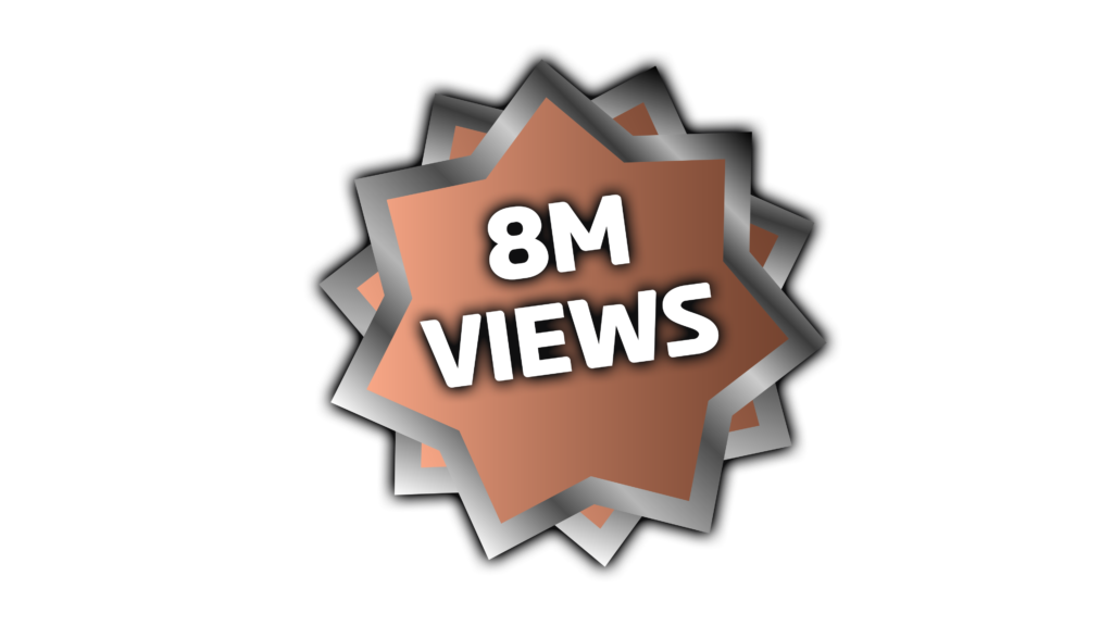 Brown Color 8M views PNG