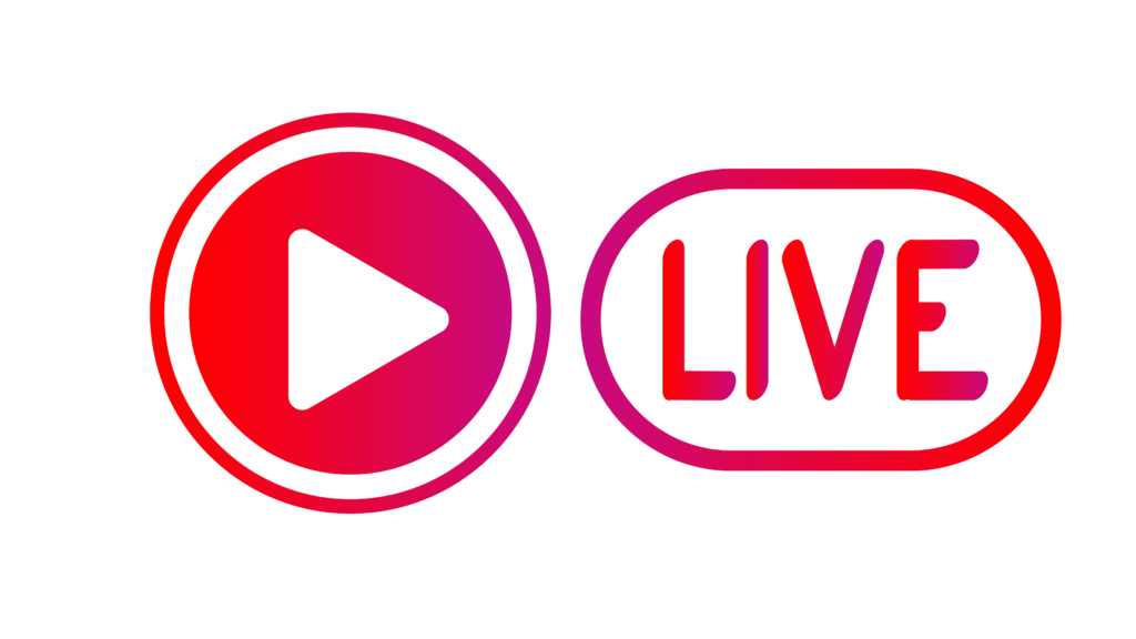 Live transparent png in red color