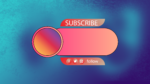 Blue Youtube banner background, Red gradient Youtube Cover