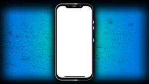 Blue color youtube thumbnail mobile png