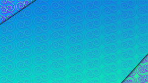 Cyan color flower pattern yt background for thumbnail