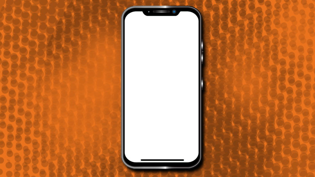 Orange background, mobile png thumbnail