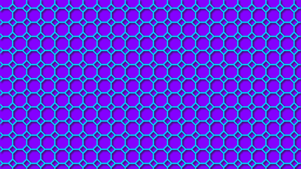 Geometric Pattern Purple Background A Harmonious Blend of Shapes