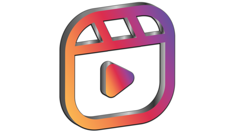 3d instagram reels png