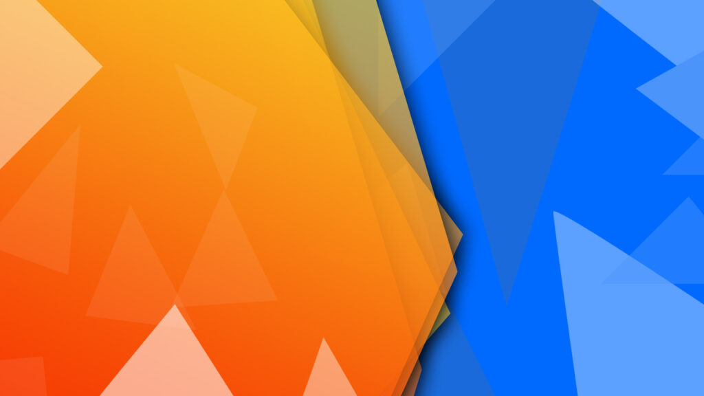 Blue and Orange abstract youtube thumbnail template free download