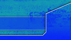 Blue youtube thumbnail template