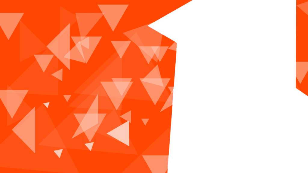 Orange youtube thumbnail template with abstract shape