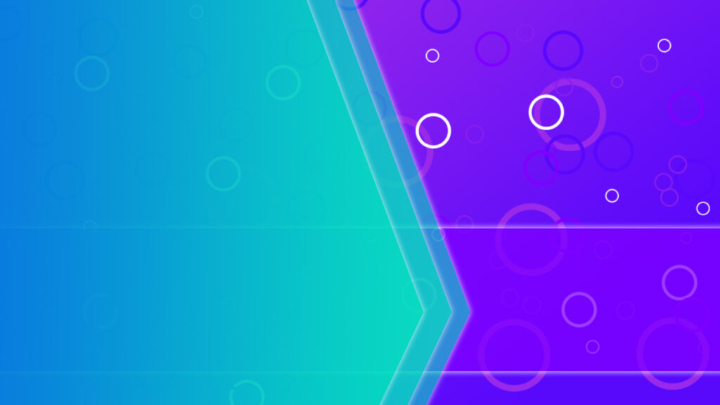 Purple and cyan youtube thumbnail template psd