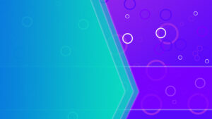 Purple and cyan youtube thumbnail template psd