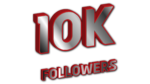 3d red insatgram 10k followers png