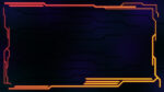 Vivid Vortex Neon lit Orange Tech Futuristic Background