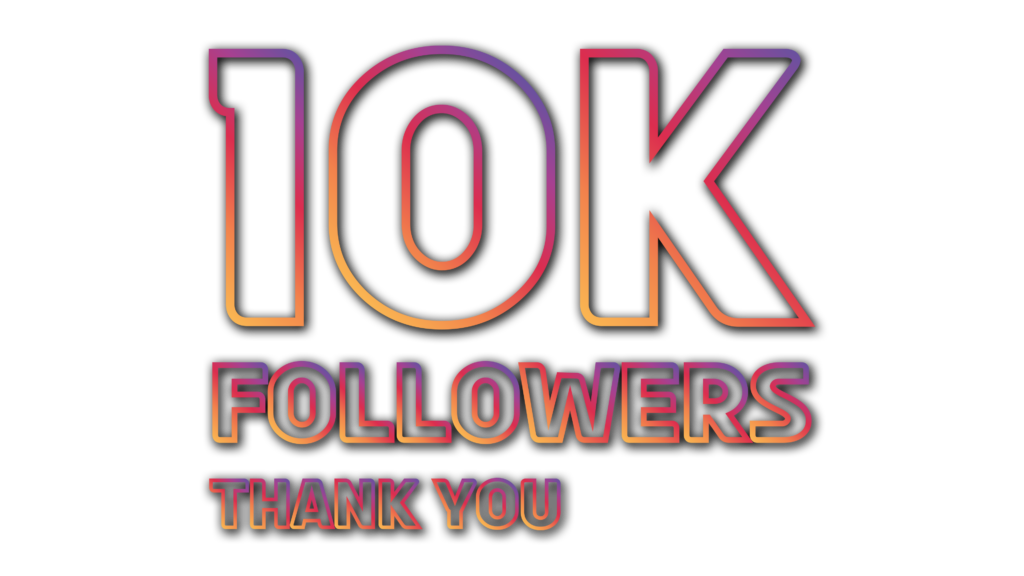 insta 10k , 10 thounds followers transparent png