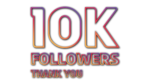 insta 10k , 10 thounds followers transparent png