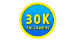 Insta 30k followers png in yellow color circle
