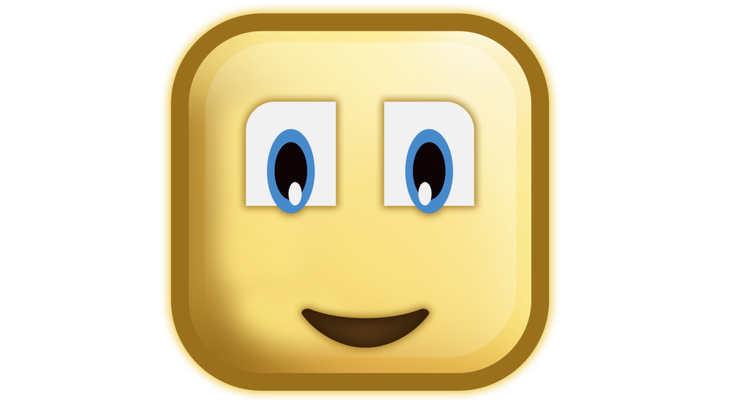 3D emoji png with suare face brown color download