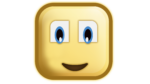 3D emoji png with suare face brown color download