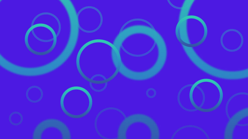 Abstract Background With Teal Color Circles