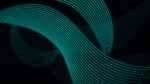 Abstract Green color Abstract Glowing Wave Pattern HD Black Background