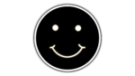 Black color smily face icon free download