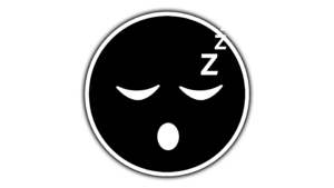 Black color thinking emoji png free download with full hd size