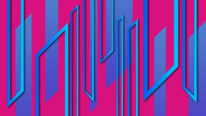 Blue Abstract geometric diagonal pink red gradient background