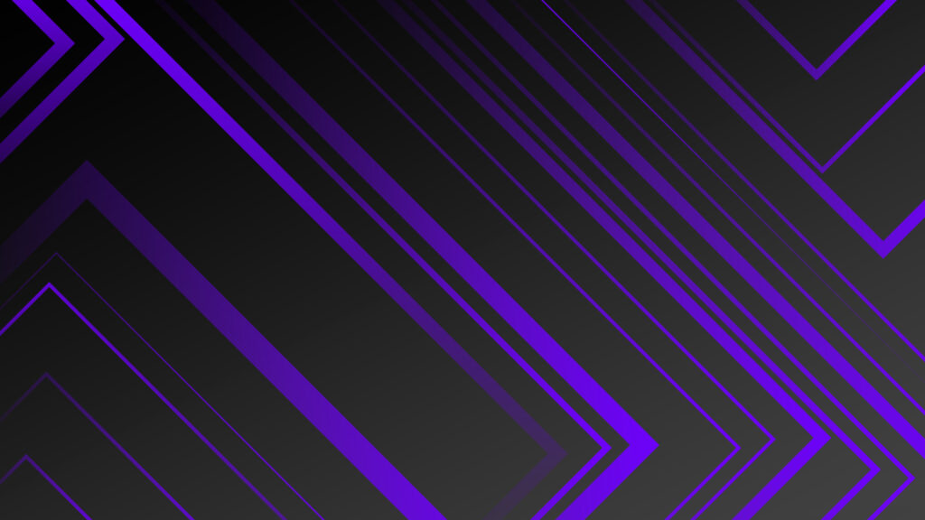 Futuristic technology background, Abstract purple light neon grey metallic black shadow triangle pattern design modern