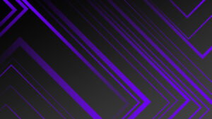 Futuristic technology background, Abstract purple light neon grey metallic black shadow triangle pattern design modern