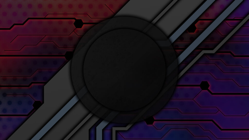 Gaming background overlays with circle design sci fi design