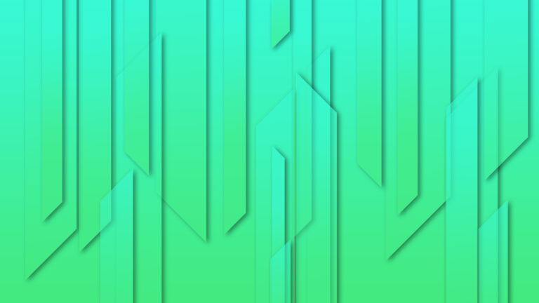 Green Color background abstract Dynamic Geometry Blue lines weave stylish patterns in colorful, seamless, flat elegance.