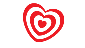 Heart emoji png white and red color