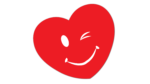 Heart emoji png with one eye close expression