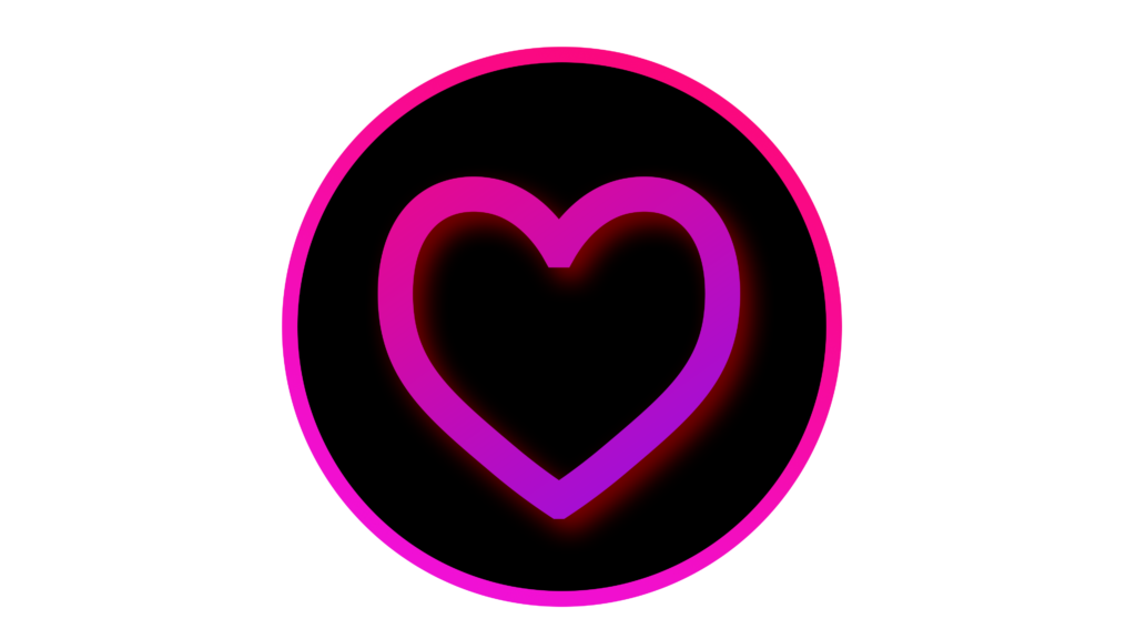 Heart png in circle pink gradient transparent image royalty free download