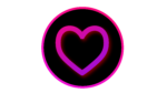 Heart png in circle pink gradient transparent image royalty free download