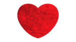 Heart png with overlays dirty texture