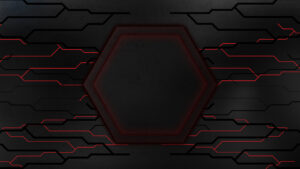 Hexagon shape gaming background Hi fi designs